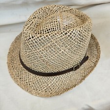 Chapeau en paille jonc de mer