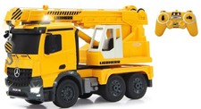 JAMARA, MERCEDES Arocs avec grue LIEBHERR Radiocommandé, échelle 1/20, JAM405034