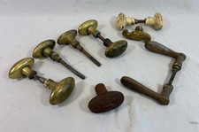 Antique Brass and Metal Door Handles Lot