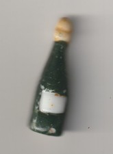 Antique bean - CHAMPAGNE BOTTLE, yellow cap