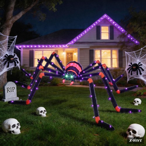 8ft giant spider halloween - 6.8ft,