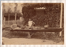 France, Ramer et son oar, vintage print, ca.1880 vintage print print print print d&# print print