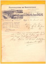 CLIFF (14) FACTORY ST-MICHEL / HOSIERY "CLIQUET / AMELINE SUCC" in 1916