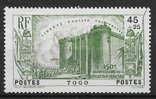 TIMBRE TOGO BASTILLE
