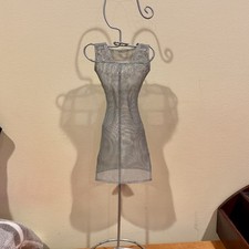 Ikea Wire Metal Mesh Female Dress Outfit Form Stand Decoration Gown Display