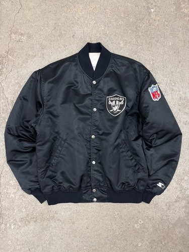 Vintage bomber satin raiders - vintage,