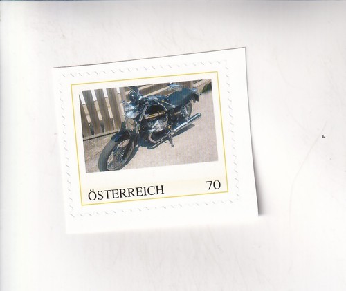 Timbre autriche moto - timbre,