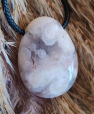 Pendentif en Agate fleur de cerisier