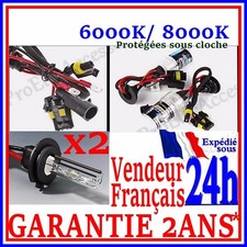 2 AMPOULE LAMPE FEU H1 H7 POUR KIT XENON HID DE RECHANGE 6000K 8000K 12V 35W 55W