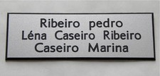 plaque boite aux lettre porte
