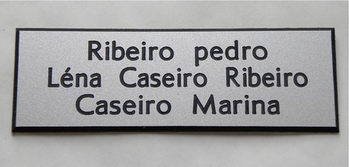 Plaque boite aux - boite,