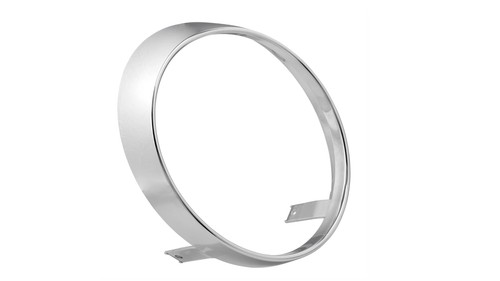 Cadre phare avant chrome - de,