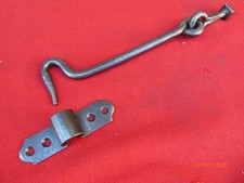 crochet ancien en fer forgé de porte volet art populaire n°11