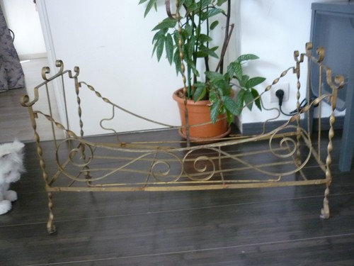 Lit ancien fer - lit,