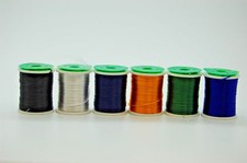 Grande Bobine de Soie, Floss, 6 Couleurs pour le Montage de Mouche 