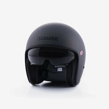 Jet Blauer PILOT 06 MONO Matte Titanium Grey Fiber Motorcycle Helmet ECE2206