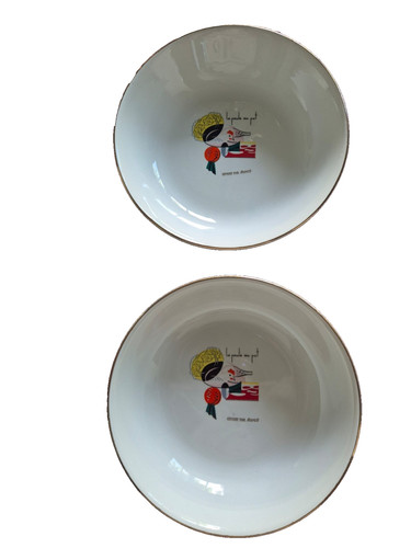 Assiettes creuses digoin - 2,
