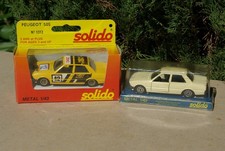 SOLIDO : LOT DE 2 PEUGEOT 505