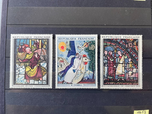 Timbres france 1962 tableaux - :,