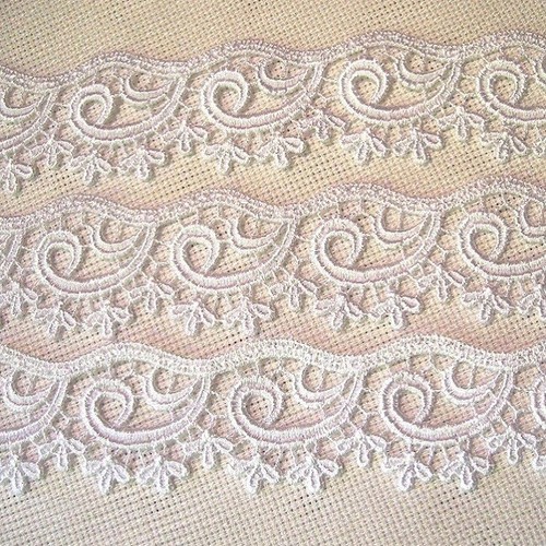 Dentelle guipure vague - dentelle,