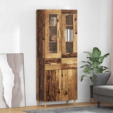 Haut Armoire avec tiroir Bois