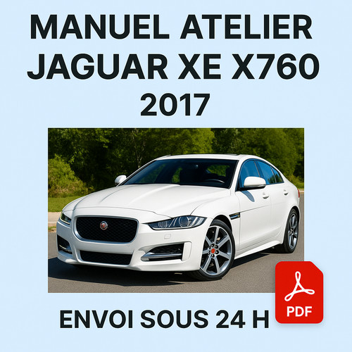 Manuel atelier jaguar x760 - atelier, xe