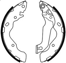 Jeu de mâchoires de frein ABE C00520ABE pour HYUNDAI MATRIX (FC) 1.5 2004-201