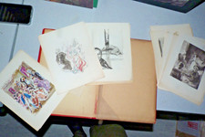 lot de  39 eaux fortes -