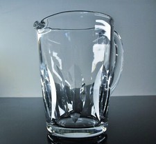  ANTIQUE SOLID CRYSTAL JUG JUG MODEL SIZE JERSEY ST LOUIS SIGN