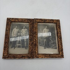 2 Cadres Photo Anciens Soldats