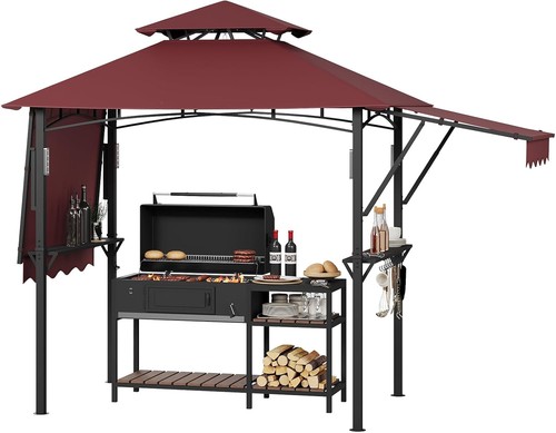 8x5 grill gazebo double - 8x5,