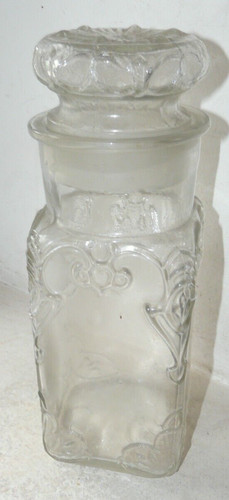 Pot verre moule ancien - en,