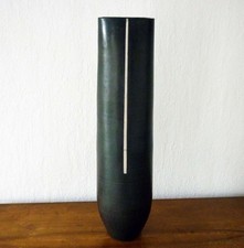 Très grande sculpture abstraite 'totem" en céramique signée Tien Wen 56 cm !