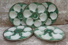 5 Oyster Plates Flat Oyster