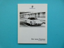 Brochure/Price List with Data - Porsche Cayman and Cayman S (987c) - 11/08