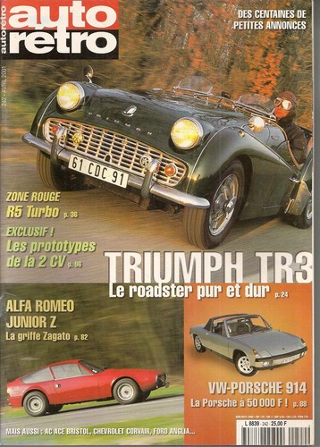 Auto retro 242 triumph - triumph, tr2