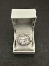 belle bague argent massif avec