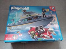 4429 Playmobil : bateau de police vedette garde cote (2007)
