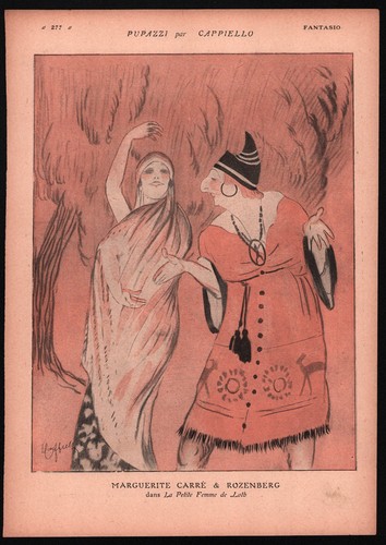 Art nouveau theatre scene - art,