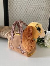 724⚜️ Plush Dog Carrying Bag Miss Lady Disneyland Beauty and the Tramp
