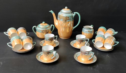 Service the moka porcelaine - a,