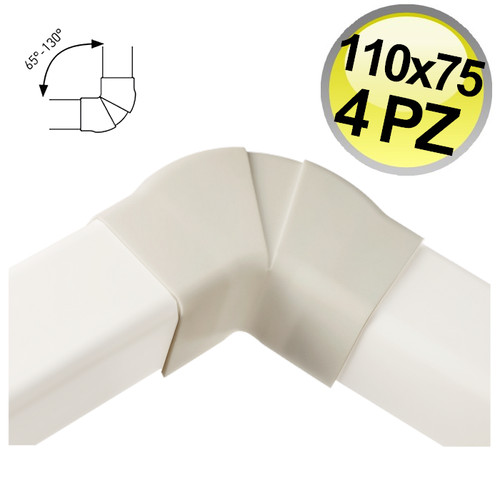 Coude plat réglable - , pour