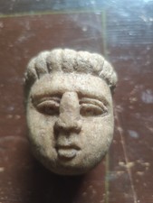 ancienne sculpture tête éros