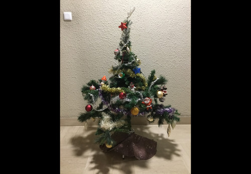 Sapin noël artificiel - noël,