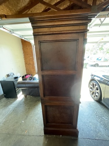 Dark wood armoire - armoire, wardrobe