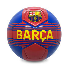 FC Barcelona officiel - Ballon de foot avec blason - bleu - taille 4