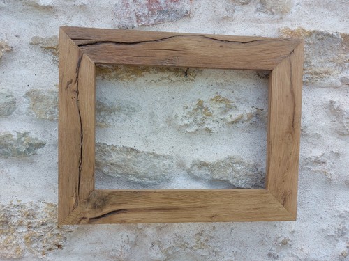 Cadre photo artisanal vieux - en,