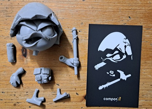 Resin garage kit - garage, calimero