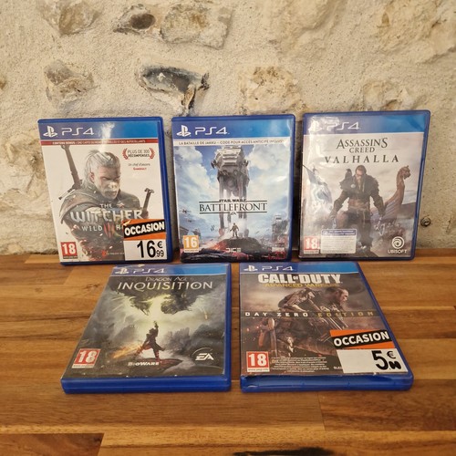 Lot jeux ps4 playstation - jeux,