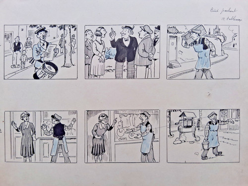 Planches bd originales - planches,